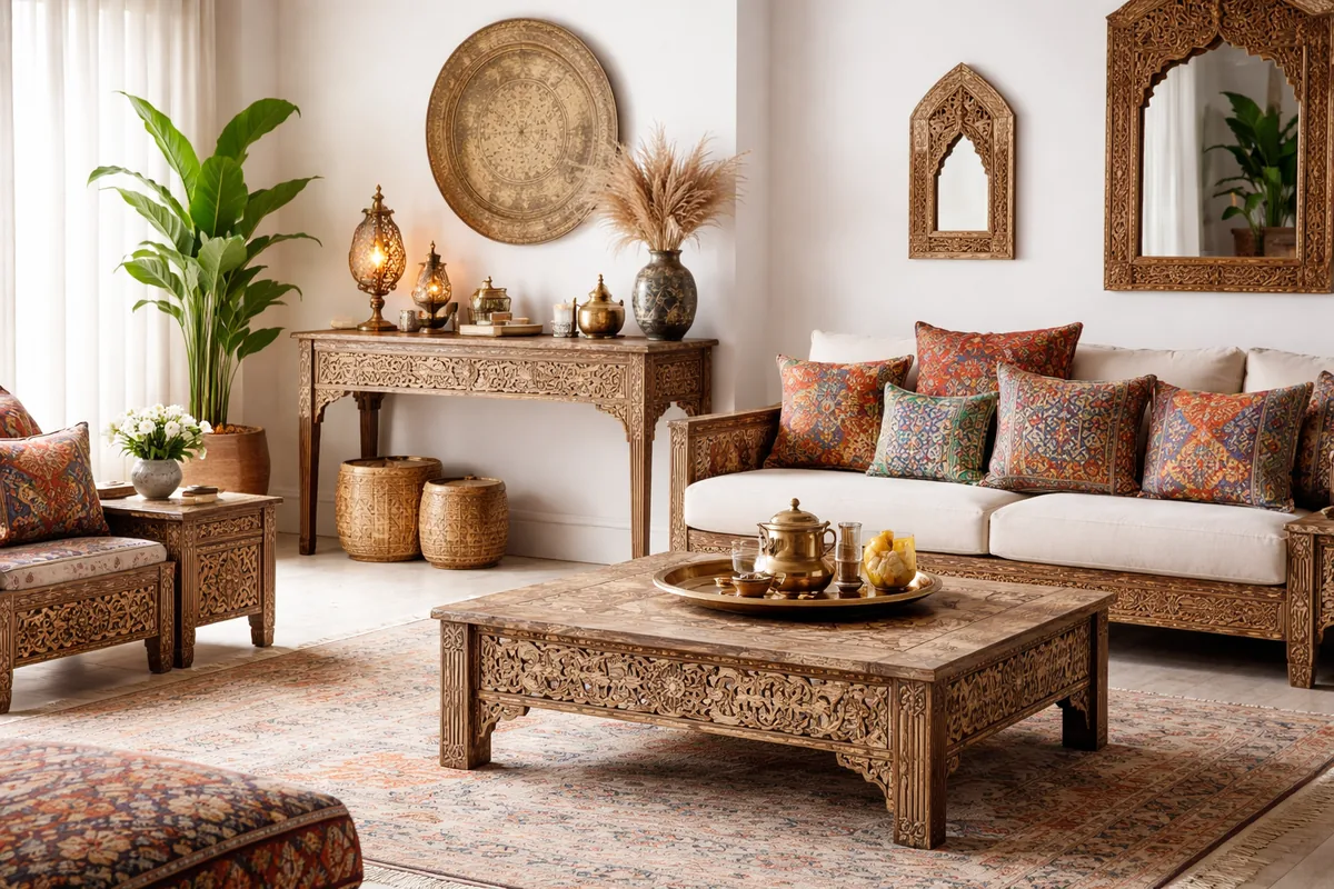 Comment embellir votre intérieur avec des meubles orientaux faits main